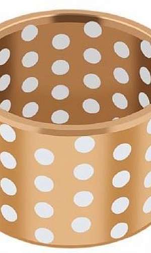 Bucha de bronze com insertos de teflon Bucha de bronze com insertos de teflon